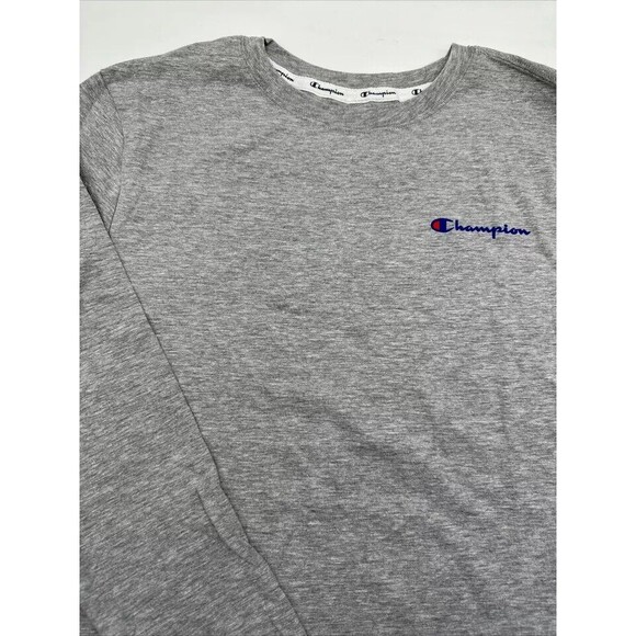 Champion Shirt Womens Medium‎ Gray Casual Soft Crewneck Long Sleeve Tee NEW - Picture 1 of 5